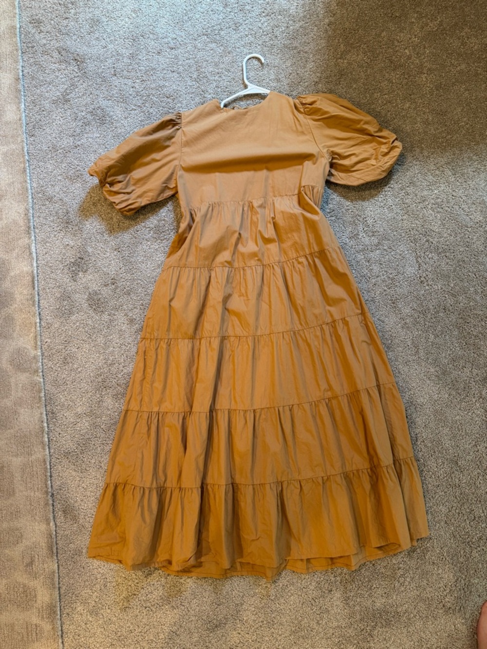Faithfull the Brand Maxi Dress with Puff Sleeves